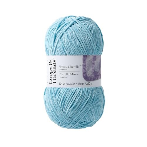 Loops and Threads Chenille Home Slim - Plush Chenille Yarn Guide