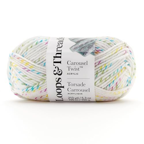 Loops and Threads Carousel Twist Yarn - Striping Colors