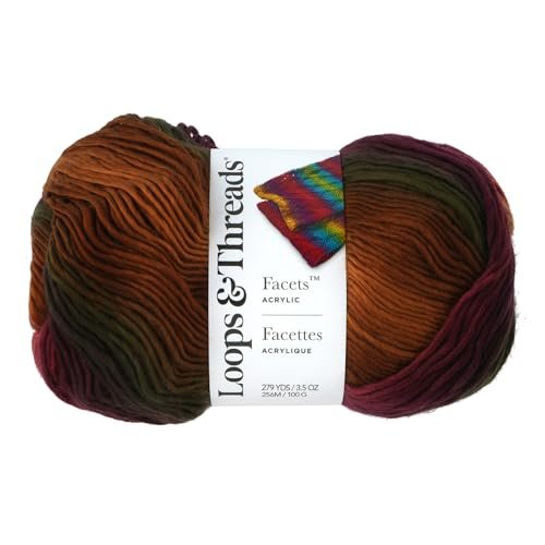 Loops and Threads Facets Yarn - Multi-Textured Acrylic Guide