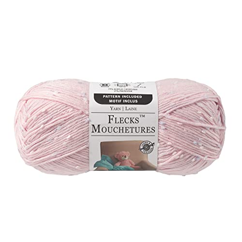 Loops & Threads Fluffy Flecks Yarn - Textured Speckles
