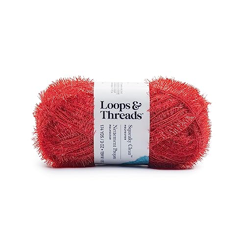 Loops & Threads Squeaky Clean Yarn - Scrubby Texture