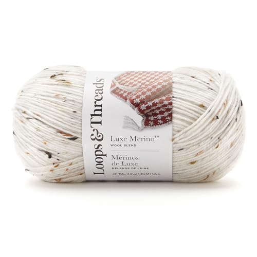 Loops & Threads Cozy Wool Tweed - Tweed Wool Blend Yarn